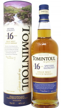 Tomintoul Single Malt Scotch 16 year old