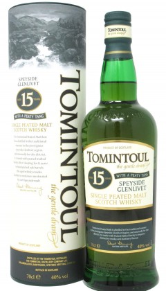 Tomintoul Peaty Tang Single Malt 15 year old