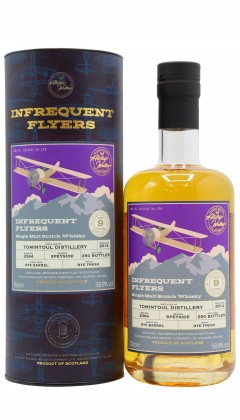Tomintoul Infrequent Flyers - Rye Finish 2014 9 year old
