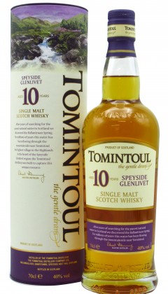 Tomintoul Speyside Single Malt Scotch 10 year old