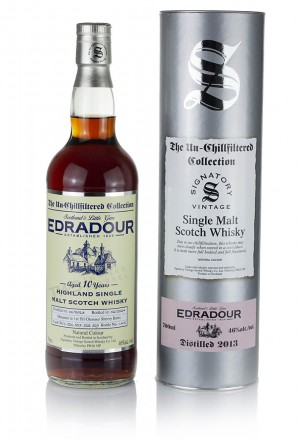 Edradour 10 Year Old 2013 Signatory Un-Chillfiltered