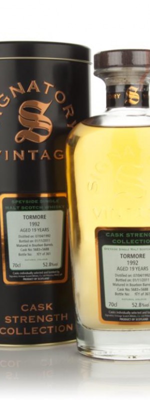Tormore 19 Year Old 1992 Cask Strength Collection Signatory