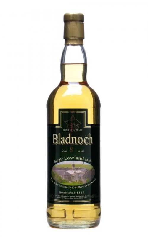 Bladnoch 8 Year Old Distillery Label