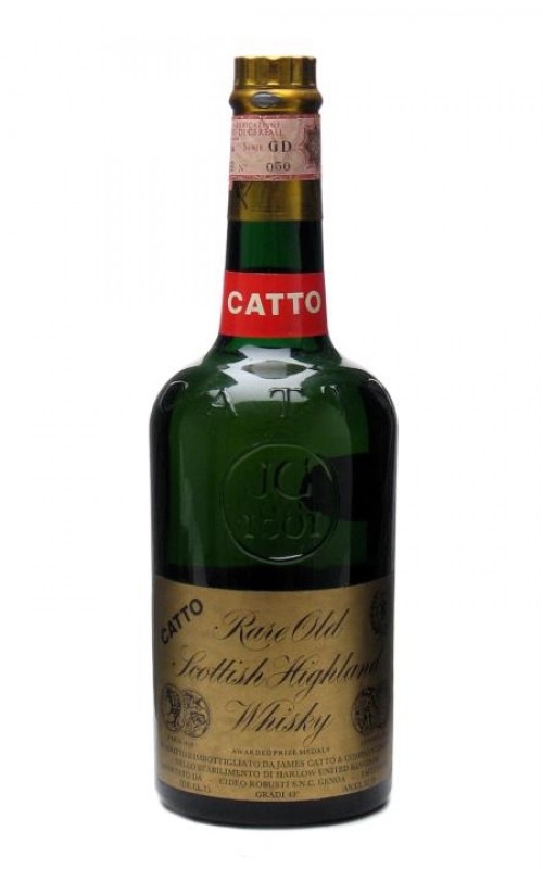 Catto's Rare Old Highland Whisky Bottled 1970s