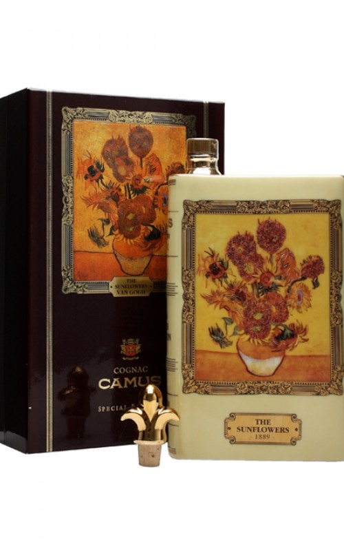 Camus Cognac Book Decanter The Sunflowers