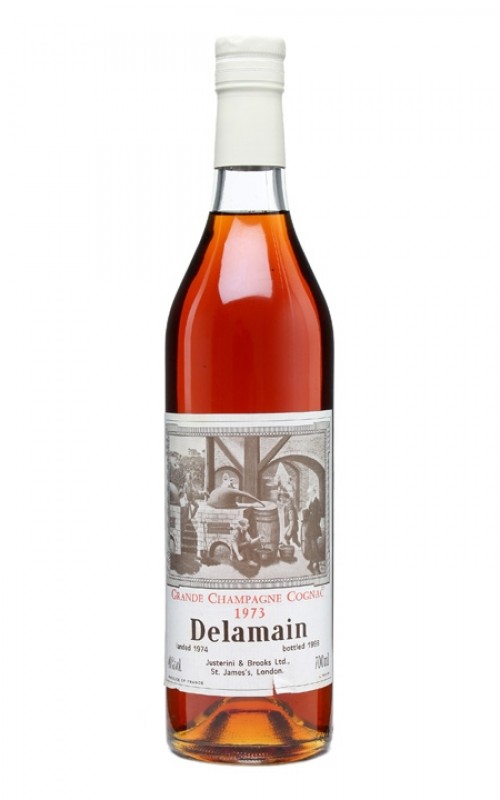 Delamain 1973 Cognac Landed 1974 Bottled 1998 Justerini & Brooks