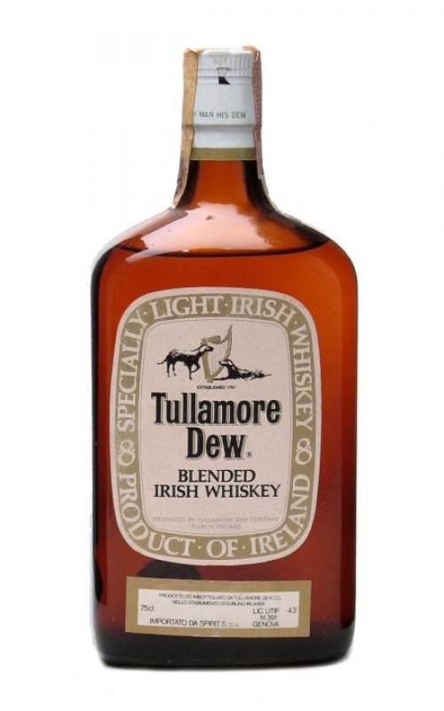 Tullamore Dew Specially Light Bottled 1980s